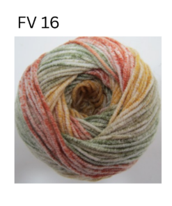 Kort poncho med spidser i Honey - Billede 11